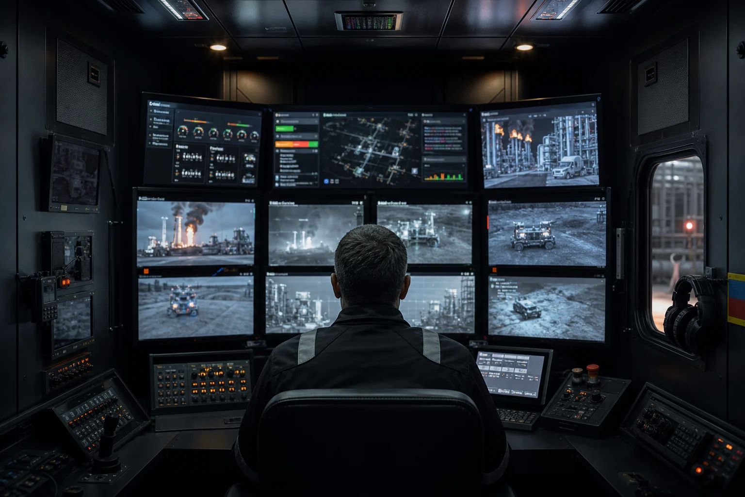 Control center for remote robotic operations